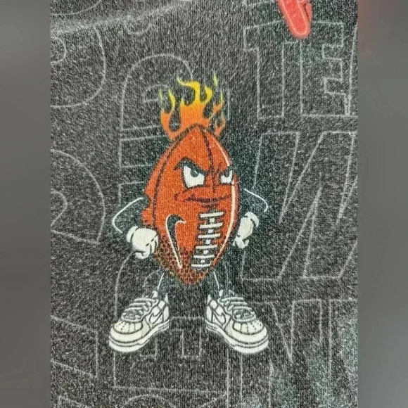 Nike 3 Brand By Russell Wilson Ballers Boys Graphic Hooded Sweatshirt Sz Large - Picture 5 of 12